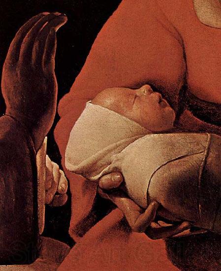 Georges de La Tour Das Neugeborene Norge oil painting art